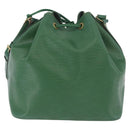 LOUIS VUITTON Epi Petit Noe Shoulder Bag Green M44104 LV Auth BA11550-2