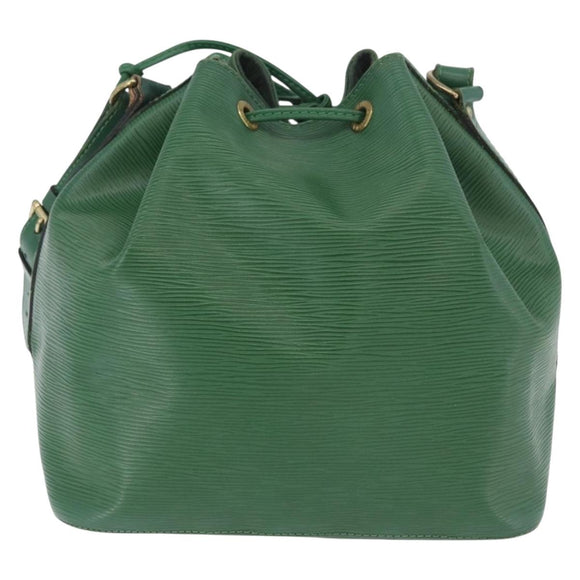 LOUIS VUITTON Epi Petit Noe Shoulder Bag Green M44104 LV Auth BA11550