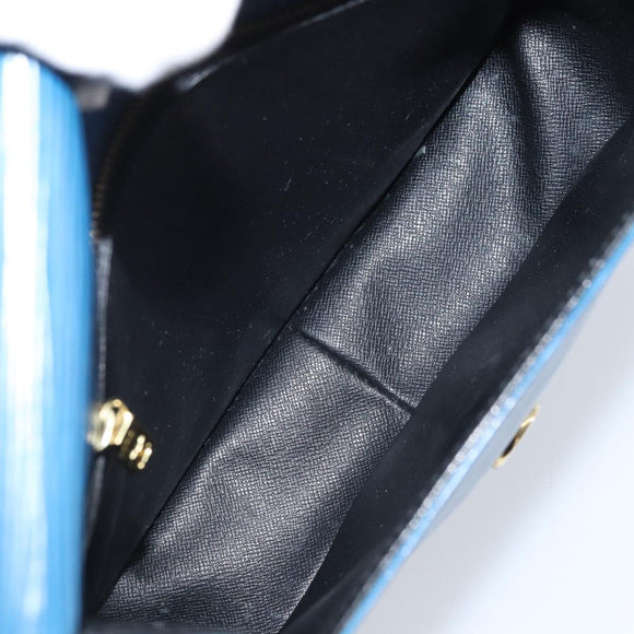 LOUIS VUITTON Epi Saint Cloud GM Shoulder Bag Toledo Blue M52195 LV Auth BA11551