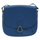LOUIS VUITTON Epi Saint Cloud GM Shoulder Bag Toledo Blue M52195 LV Auth BA11551-13