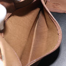 Burberrys Nova Check Hand Bag Canvas Brown Gold Auth BA11552-12