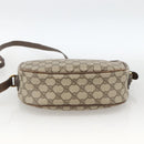 GUCCI GG Supreme Web Sherry Line Bag PVC Beige Gold 001 115 0918 Auth BA11553-5