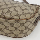 GUCCI GG Supreme Web Sherry Line Bag PVC Beige Gold 001 115 0918 Auth BA11553-14