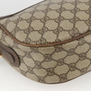 GUCCI GG Supreme Web Sherry Line Bag PVC Beige Gold 001 115 0918 Auth BA11553-15