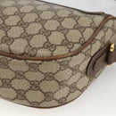 GUCCI GG Supreme Web Sherry Line Bag PVC Beige Gold 001 115 0918 Auth BA11553-16