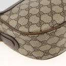 GUCCI GG Supreme Web Sherry Line Bag PVC Beige Gold 001 115 0918 Auth BA11553-17