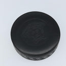 Gianni Versace Accessory Case Leather Black Auth BA11560A-6