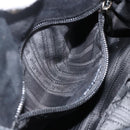 Salvatore Ferragamo Hand Bag Suede Black Silver Auth BA11561-21