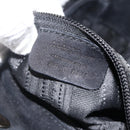 Salvatore Ferragamo Hand Bag Suede Black Silver Auth BA11561-12