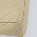 CHANEL Shoulder Bag Lamb Skin Beige Gold CC Auth BA11562A-14