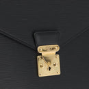 LOUIS VUITTON Epi Serviette Conseiller Business Bag Black M54422 LV Auth BA11563-18