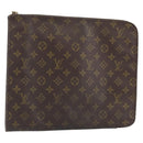 LOUIS VUITTON Monogram Posh Documents Clutch Bag M53456 LV Auth BA11566-1