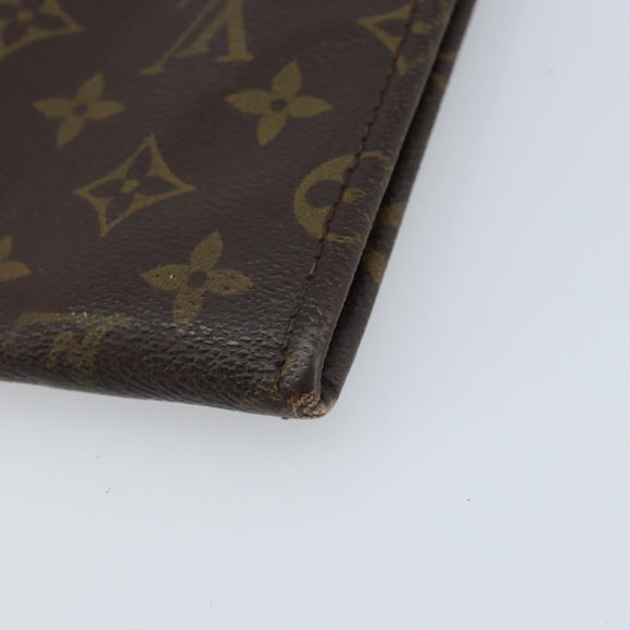 LOUIS VUITTON Monogram Posh Documents Clutch Bag M53456 LV Auth BA11566