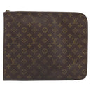 LOUIS VUITTON Monogram Posh Documents Clutch Bag M53456 LV Auth BA11566-13