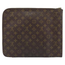LOUIS VUITTON Monogram Posh Documents Clutch Bag M53456 LV Auth BA11566-2