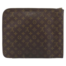 LOUIS VUITTON Monogram Posh Documents Clutch Bag M53456 LV Auth BA11566 - 0