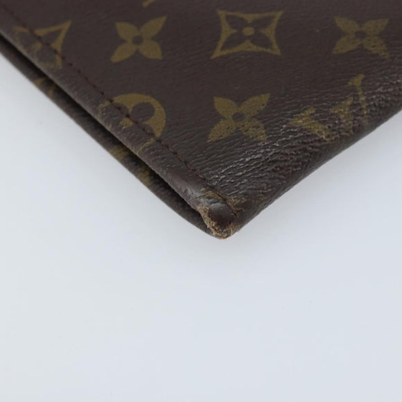 LOUIS VUITTON Monogram Posh Documents Clutch Bag M53456 LV Auth BA11566