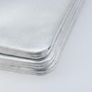 CELINE Shoulder Bag Leather Silver Auth BA11569-10