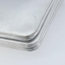 CELINE Shoulder Bag Leather Silver Auth BA11569-12