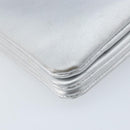 CELINE Shoulder Bag Leather Silver Auth BA11569-13