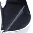 CELINE Shoulder Bag Leather Silver Auth BA11569-16