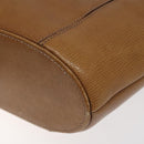 GIVENCHY Shoulder Bag Leather Brown Gold Auth BA1157-16