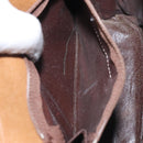 GIVENCHY Shoulder Bag Leather Brown Gold Auth BA1157-12