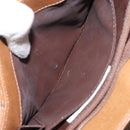 GIVENCHY Shoulder Bag Leather Brown Gold Auth BA1157-21