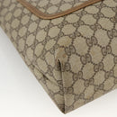 GUCCI GG Supreme Web Sherry Line Tote Bag PVC Beige Red 39 02 0031 Auth BA11570-11