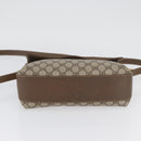 GUCCI GG Supreme Web Sherry Line Bag PVC Beige Gold 904 02 084 Auth BA11571-5