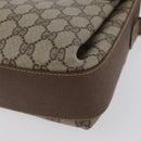 GUCCI GG Supreme Web Sherry Line Bag PVC Beige Gold 904 02 084 Auth BA11571-16