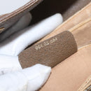 GUCCI GG Supreme Web Sherry Line Bag PVC Beige Gold 904 02 084 Auth BA11571-12