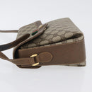 GUCCI GG Supreme Web Sherry Line Bag PVC Beige Gold 904 02 084 Auth BA11571-4