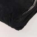 Stella MacCartney Falabella Backpack Suede Black Silver Auth BA11573-12