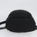 PRADA Backpack Nylon Black Silver Auth BA11574-5