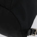 PRADA Backpack Nylon Black Silver Auth BA11574-17
