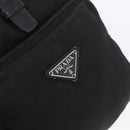PRADA Backpack Nylon Black Silver Auth BA11574-19