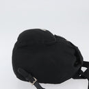 PRADA Backpack Nylon Black Silver Auth BA11574-3