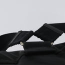 PRADA Backpack Nylon Black Silver Auth BA11574-14