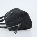 Salvatore Ferragamo Hand Bag Canvas Black Silver Auth BA11576-4