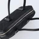 Salvatore Ferragamo Hand Bag Canvas Black Silver Auth BA11576-6