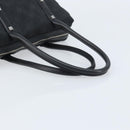 Salvatore Ferragamo Hand Bag Canvas Black Silver Auth BA11576-7