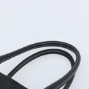 Salvatore Ferragamo Hand Bag Canvas Black Silver Auth BA11576-8