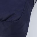 PRADA Shoulder Bag Nylon Navy Silver Auth BA11578-14