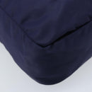 PRADA Shoulder Bag Nylon Navy Silver Auth BA11578-17