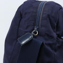 PRADA Shoulder Bag Nylon Navy Silver Auth BA11578-9
