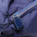 PRADA Shoulder Bag Nylon Navy Silver Auth BA11578-24