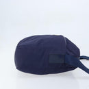 PRADA Shoulder Bag Nylon Navy Silver Auth BA11578-3