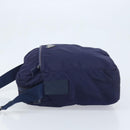 PRADA Shoulder Bag Nylon Navy Silver Auth BA11578-4