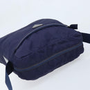 PRADA Shoulder Bag Nylon Navy Silver Auth BA11578-6